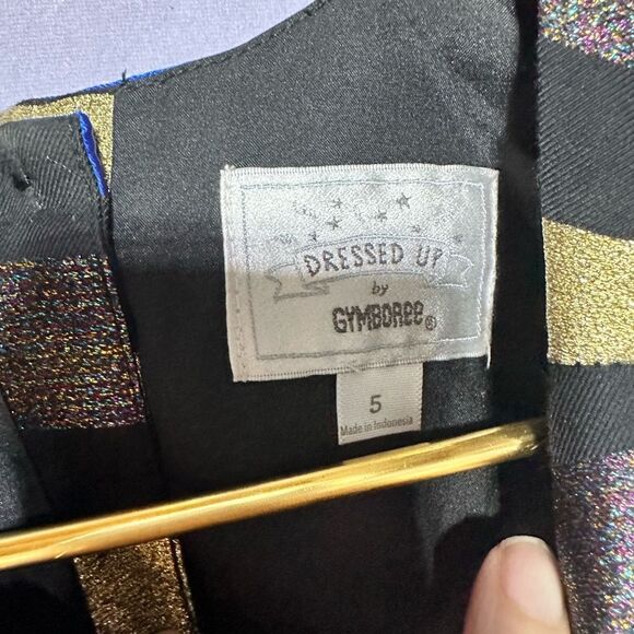 Gymboree Striped Sparkle Holiday Dress Size 5 - Picture 12 of 13